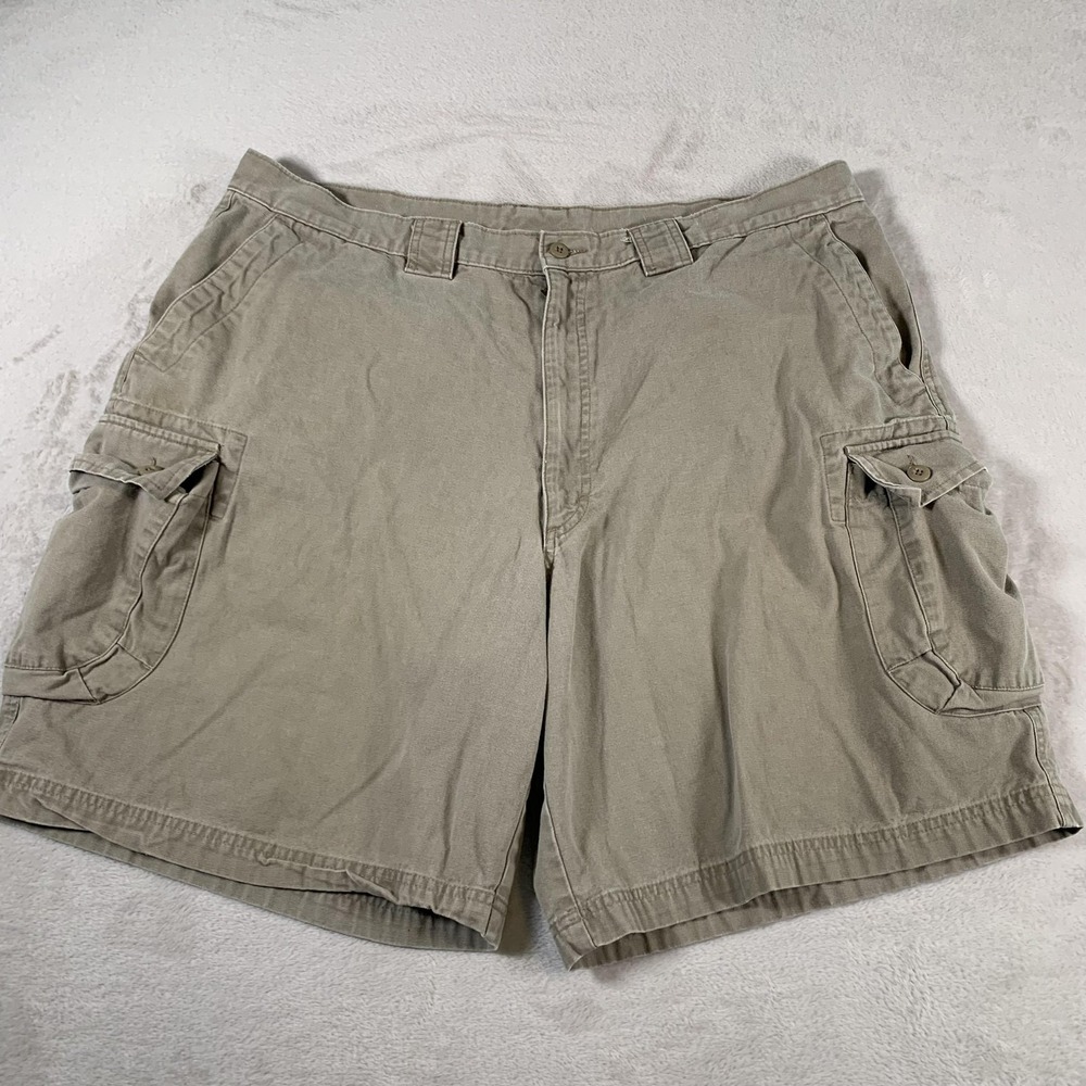 VTG LL Bean Cargo Shorts Mens 42 Outdoor Pockets Casual Hiking Trail Utility